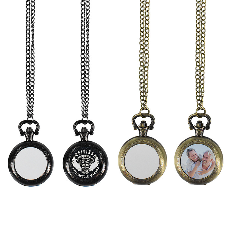 Jewelry With Watches - Klassieke vintage metalen zakhorloge hanger ketting