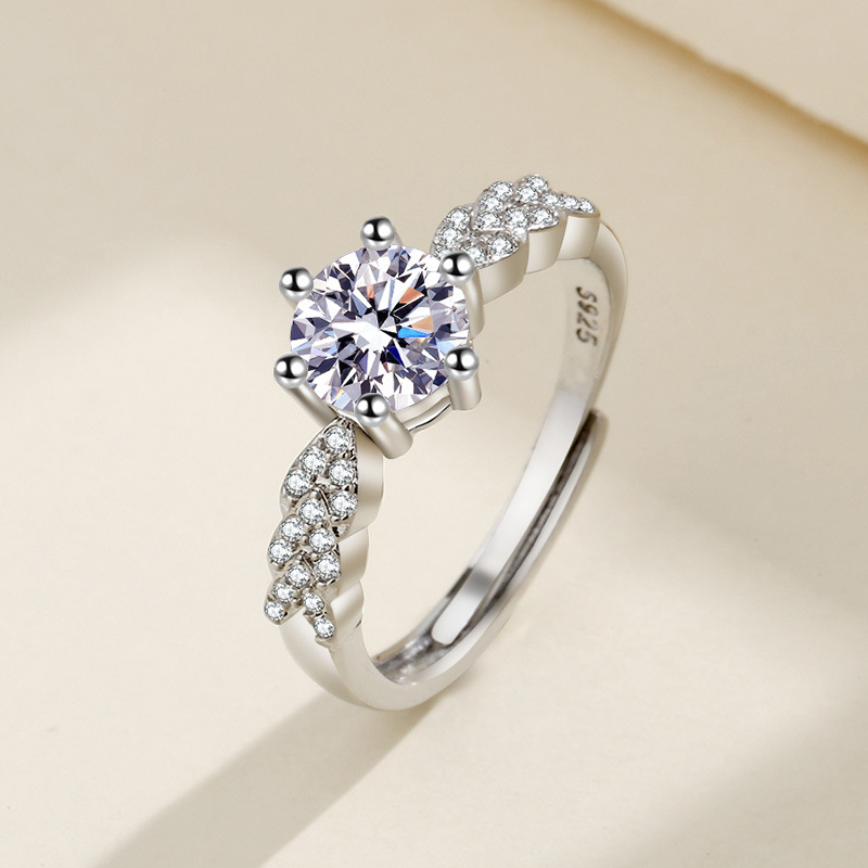 Statement Cocktail Ring - Nieuwe Moissanite 925 Sterling Zilveren Ring