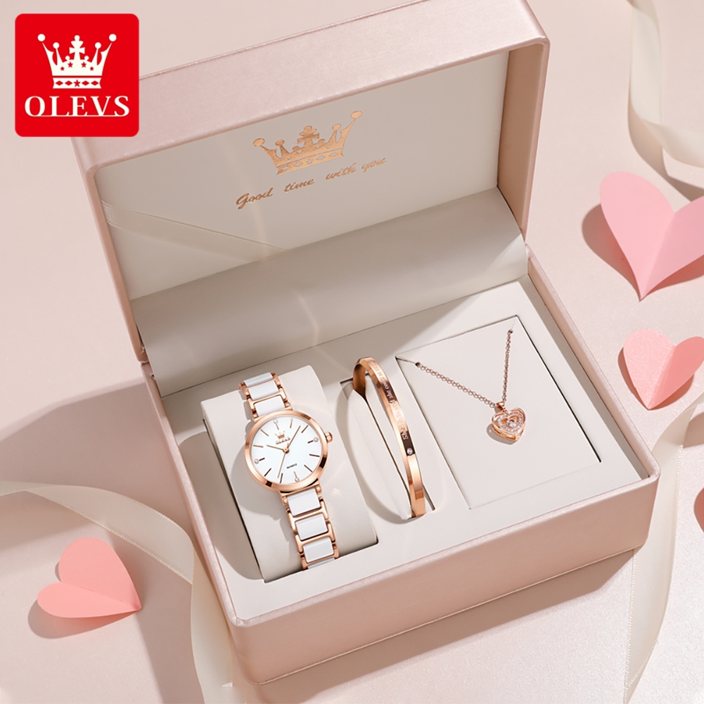 Jewelry Bracelet Watches - OLEVS Dameshorloge 5877 Luxe Elegant Quartz