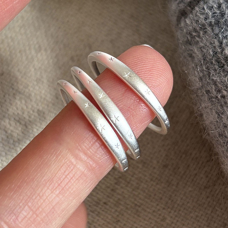 Statement Cocktail Ring - 925 sterling zilveren ringen voor dames,