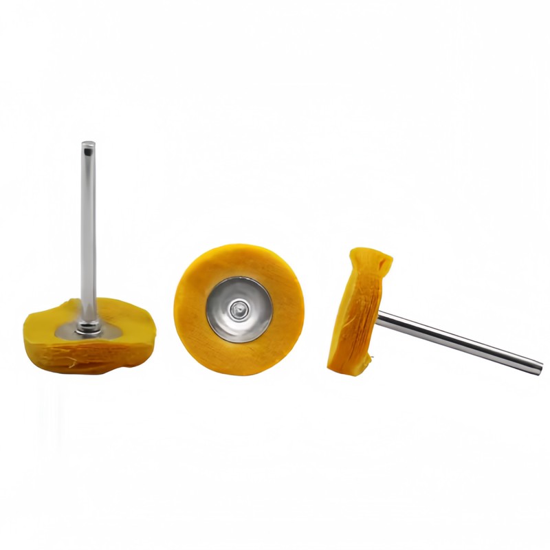 Jewelry With Watches - 7 stuks 3 mm geel polijstdoekwiel,