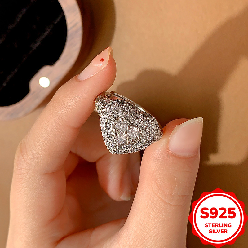 Statement Cocktail Ring - Luxe en veelzijdige authentieke S925 zilveren