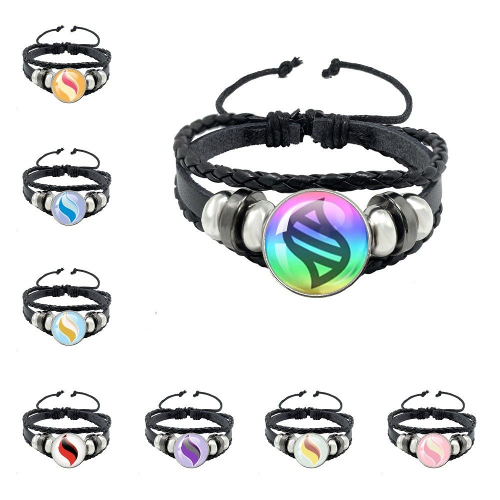 Leather Bracelet - Hot-selling Pokémon armband van zwart leer