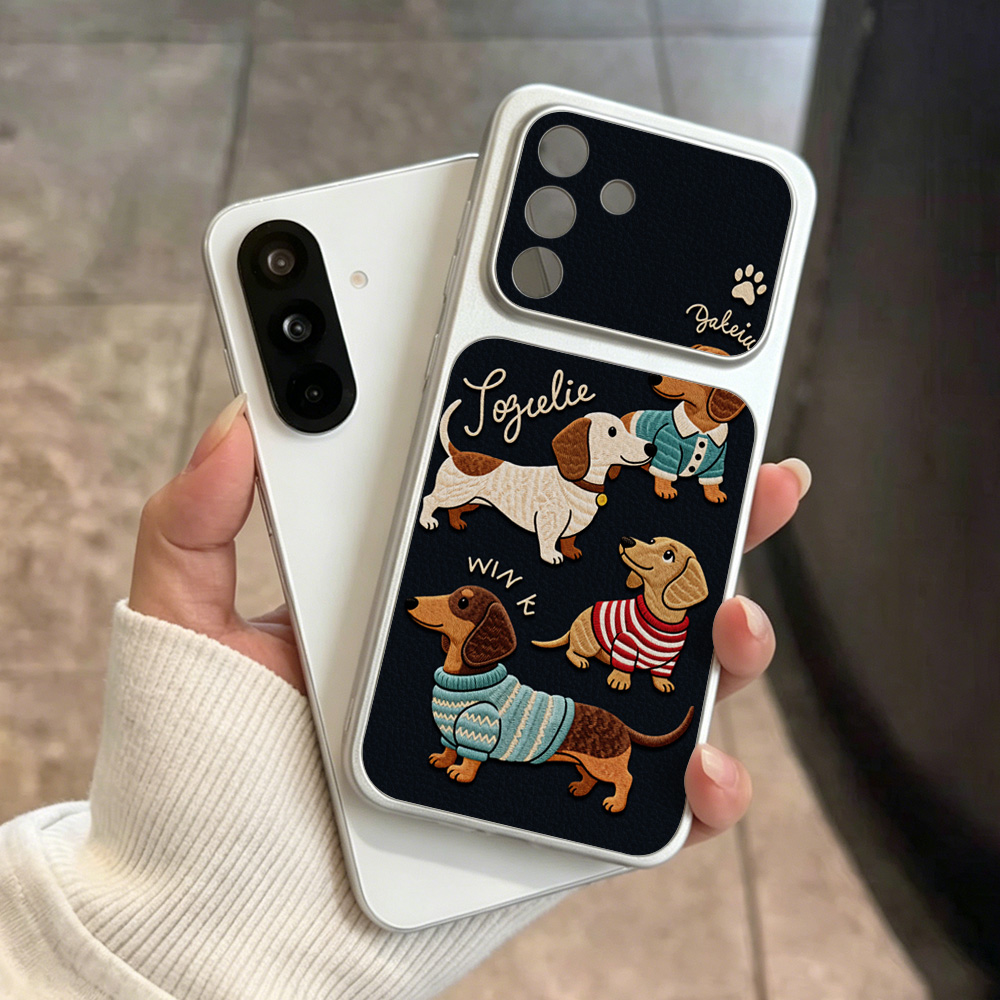 Cartoon Dachshund Telefoonhoes - Leather Bracelet recensie en prijs