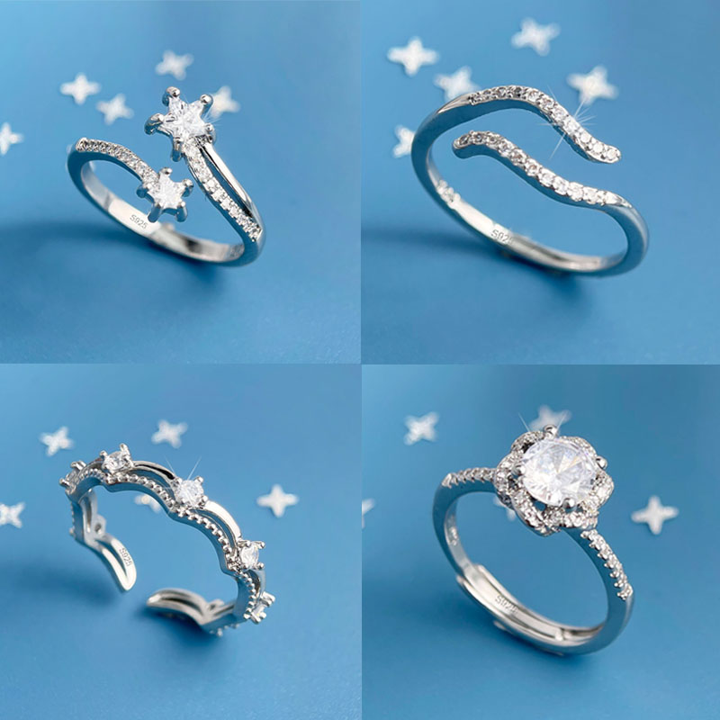925 sterling zilveren ringen v - Statement Cocktail Ring recensie en prijs