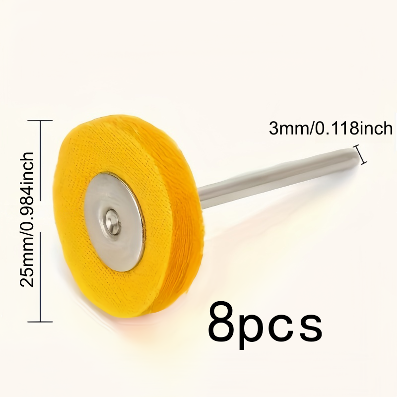 8 stuks 3 mm geel polijstdoekw - Jewelry With Watches recensie en prijs