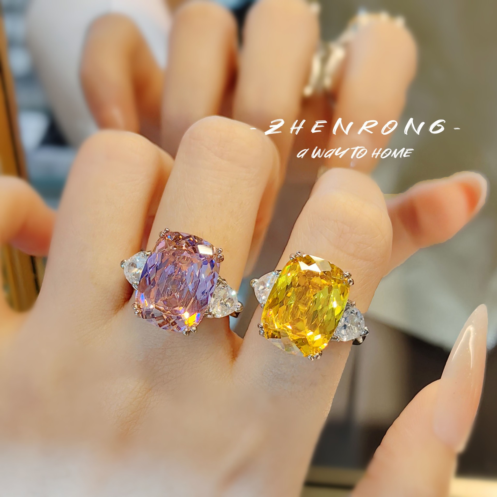 S925 sterling zilveren ring lu - Statement Cocktail Ring recensie en prijs
