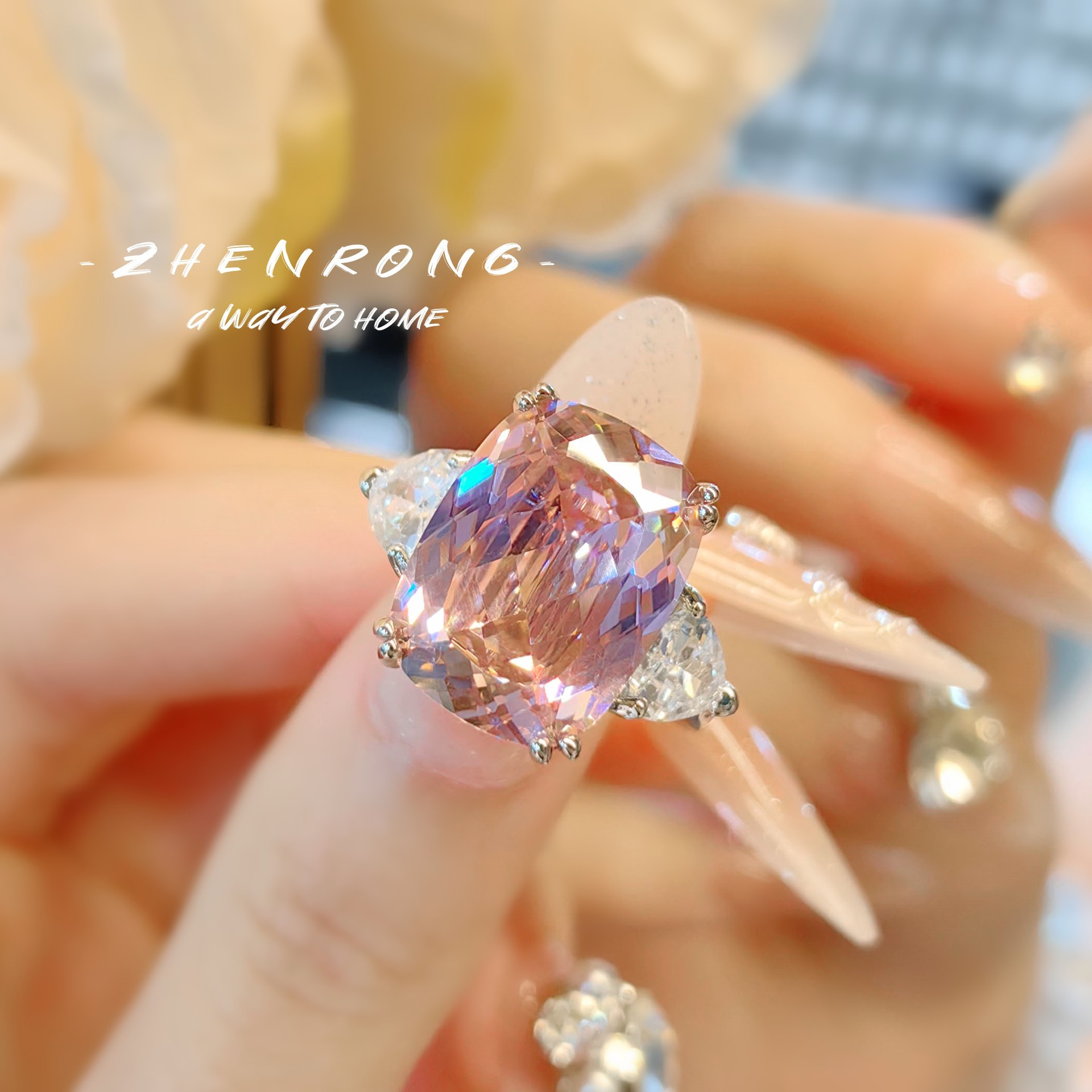 S925 sterling zilveren ring lu - Statement Cocktail Ring recensie en prijs