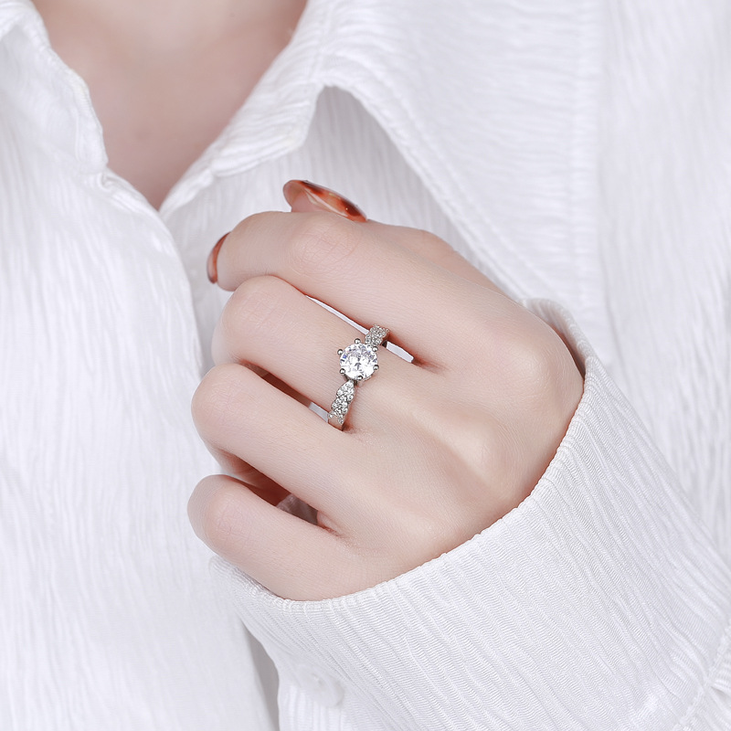 Nieuwe Moissanite 925 Sterling - Statement Cocktail Ring recensie en prijs