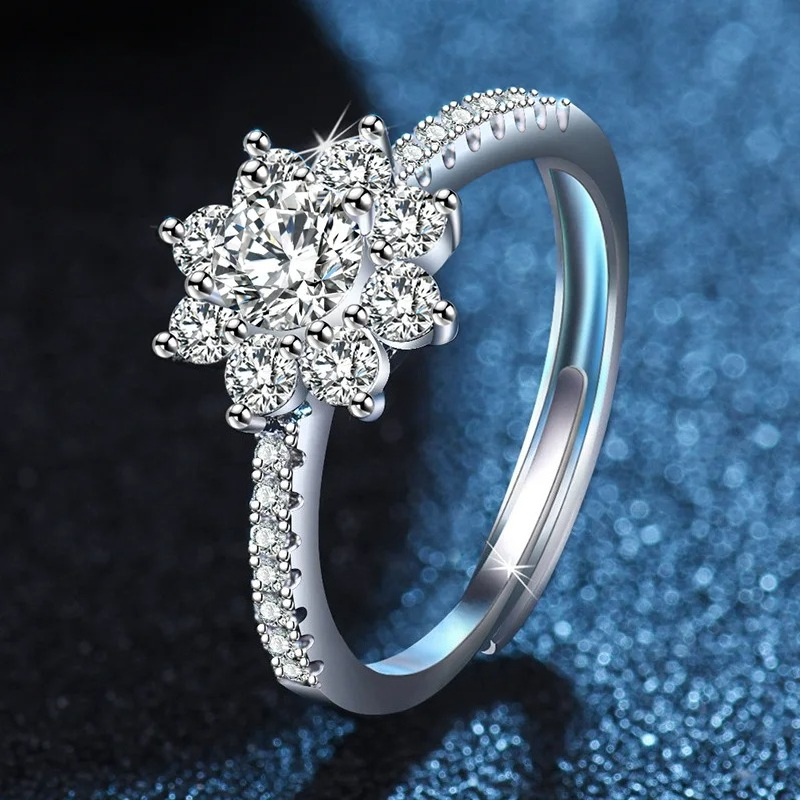 Luxe 925 Sterling Zilveren Rin - Statement Cocktail Ring recensie en prijs