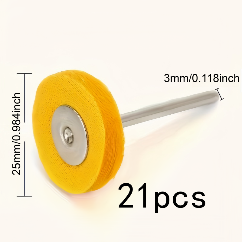 21 stuks 3 mm geel polijstdoek - Jewelry With Watches recensie en prijs