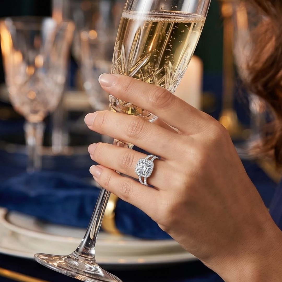 Luxe 925 sterling zilveren kla - Statement Cocktail Ring recensie en prijs
