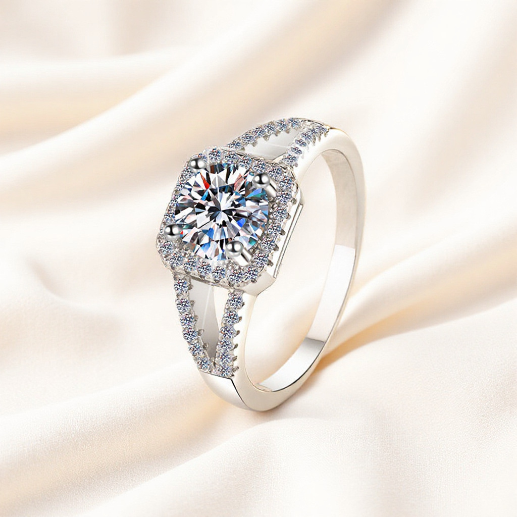 Luxe 925 sterling zilveren kla - Statement Cocktail Ring recensie en prijs