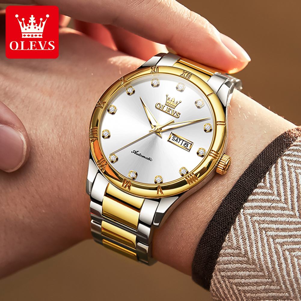 OLEVS herenhorloges luxe casua - Mens Mechanical Watch recensie en prijs