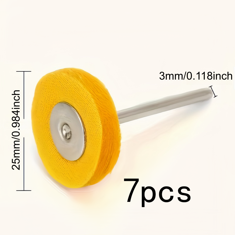 7 stuks 3 mm geel polijstdoekw - Jewelry With Watches recensie en prijs