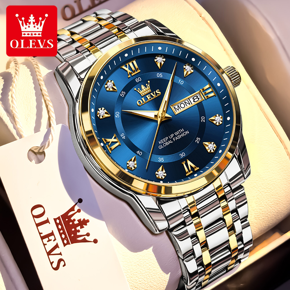 OLEVS merk mode herenhorloges  - Jewelry Style Watches recensie en prijs