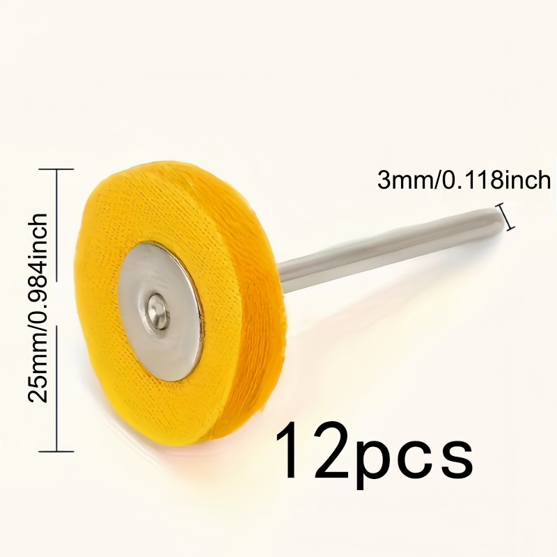 12 stuks 3 mm geel polijstdoek - Jewelry With Watches recensie en prijs