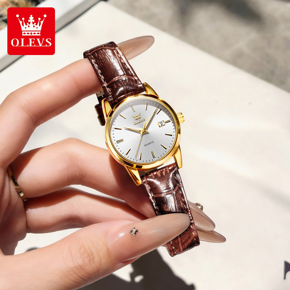 OLEVS 6898 Dameshorloge Origin - Leather Bracelet recensie en prijs