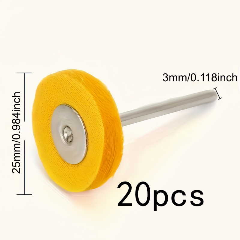 20 stuks 3 mm geel polijstdoek - Jewelry With Watches recensie en prijs